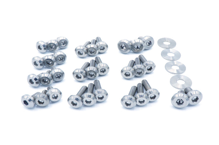 Evo 8/9 Silver Titanium Valve Cover Bolt Kit
