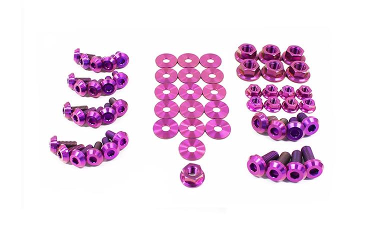 Purple Titanium Engine Bolt Kit for Evo X (MIT-009)