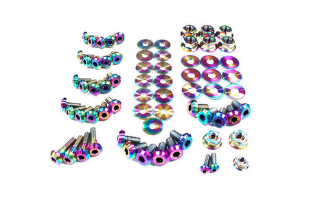 True Burned Titanium Engine Bay Bolt Kit for 1G DSM