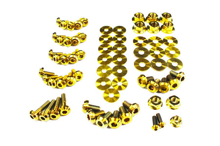 Gold Titanium Engine Bay Bolt Kit for 1G DSM