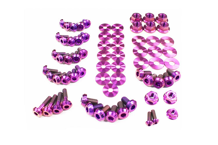 Purple Titanium Engine Bay Bolt Kit for 1G DSM