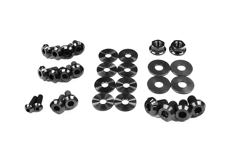 Black Titanium Engine Bay Bolt Kit for 1G DSM