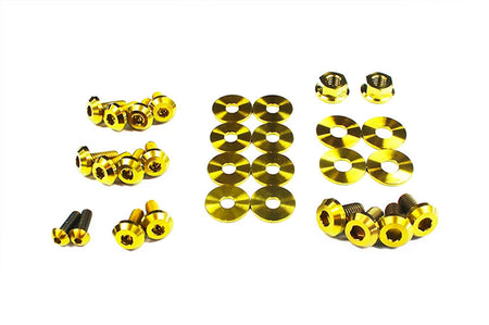 Gold Titanium Engine Bay Bolt Kit for 1G DSM