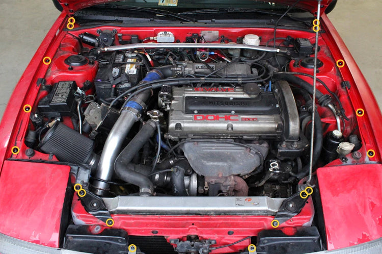 Titanium Engine Bay Bolt Kit for 1G DSM