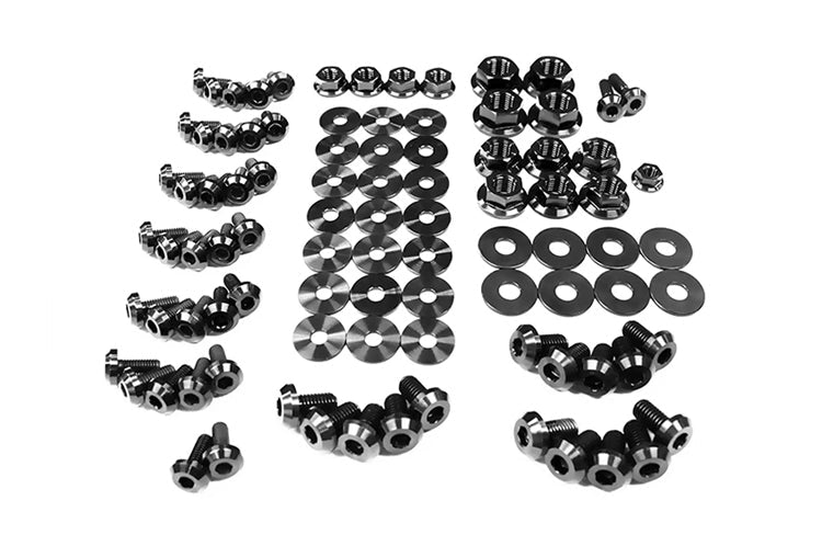 Black Titanium Engine Bay Bolt Kit for 2G DSM