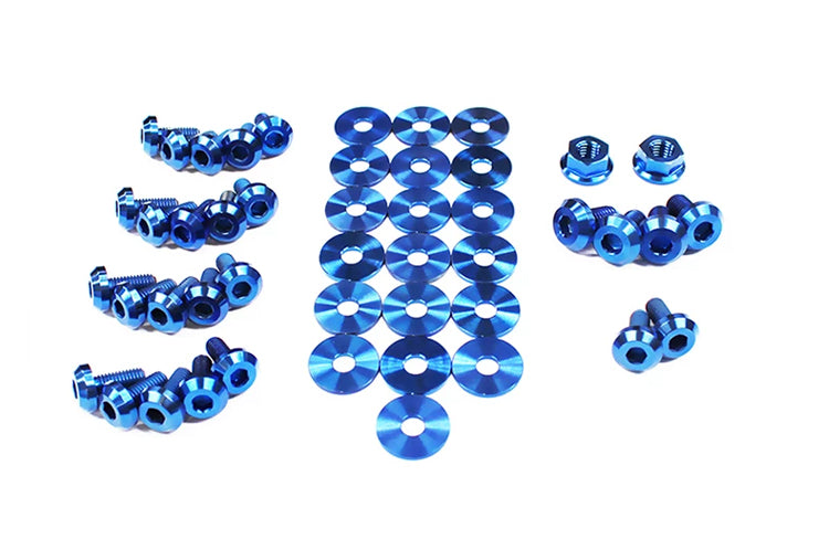 Blue Titanium Engine Bay Bolt Kit for 2G DSM