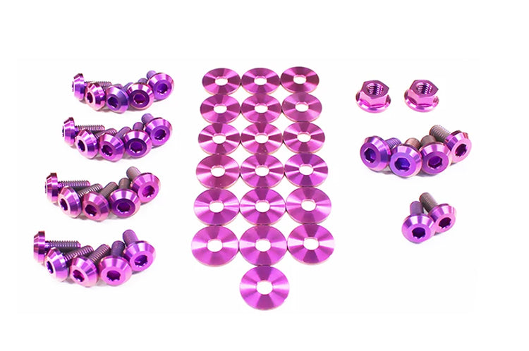 Purple Titanium Engine Bay Bolt Kit for 2G DSM