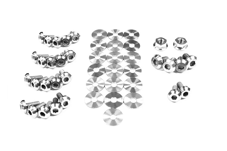 Polished Titanium Engine Bay Bolt Kit for 2G DSM