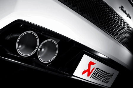 Akrapovic Slip-On Titanium Exhaust for Lamborghini Gallardo (M-LA/T/4)