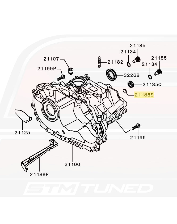 6-Speed Evo 8/9 MR Diagram