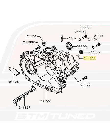 6-Speed Evo 8/9 MR Diagram