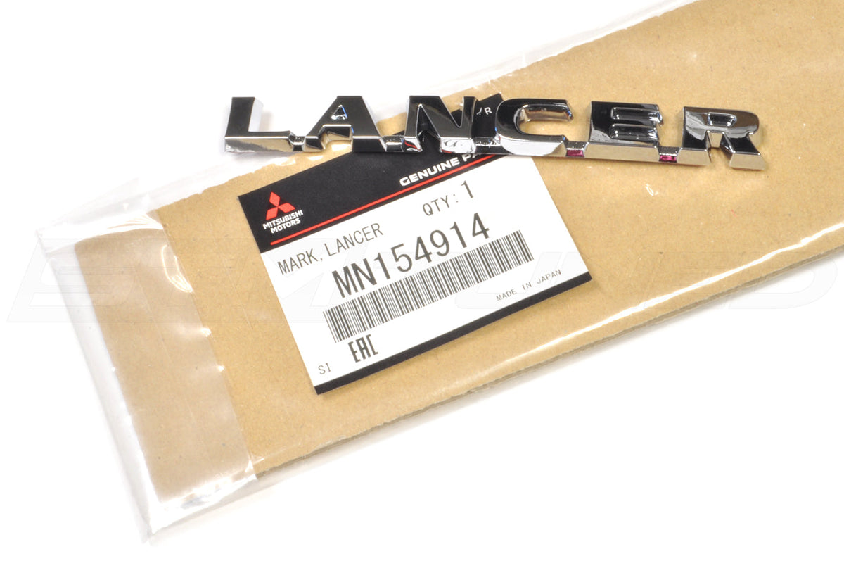 Mitsubishi OEM Lancer Trunk Badge for Evo 7/8/9 (MN154914)