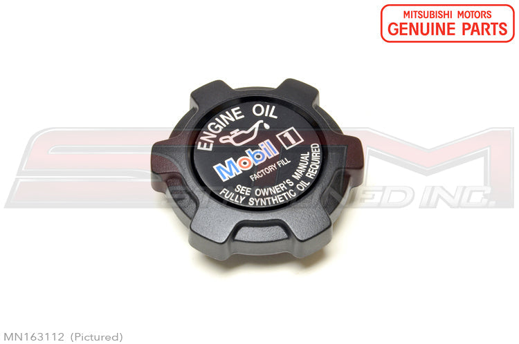 MN163112 Mitsubishi Engine Oil Cap Mobil 1 - 4G63 6G72