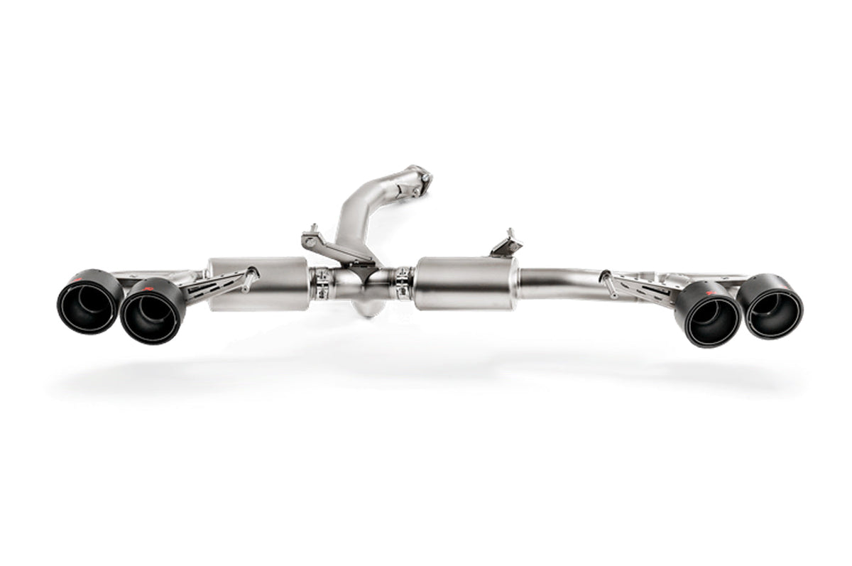 Akrapovic Titanium Catback Exhaust with Carbon Tips for R35 GTR (M-NI/T/1H-C)
