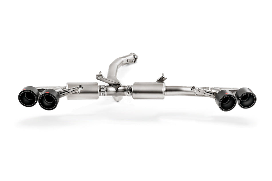 Akrapovic Titanium Catback Exhaust with Carbon Tips for R35 GTR (M-NI/T/1H-C)
