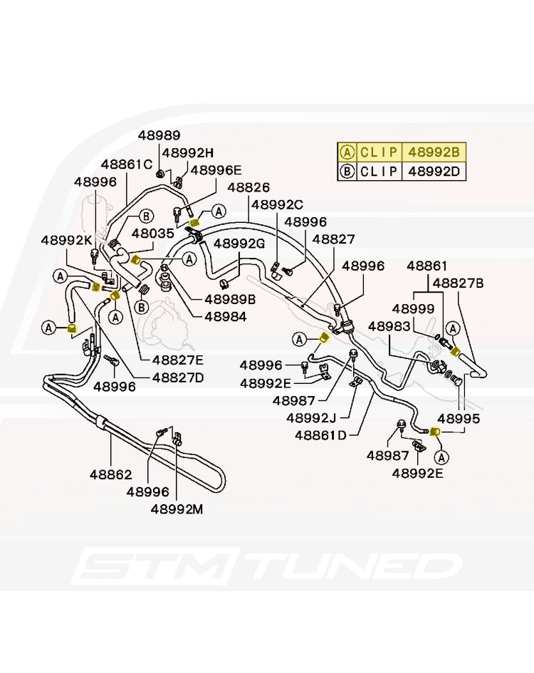 Evo 8/9 Power Steering Diagram