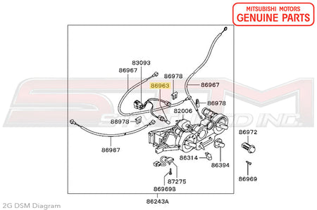 MR190768 Mitsubishi Heater Control Bulb - 2G DSM