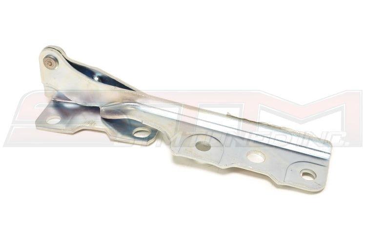 OEM Mitsubishi LH Hood Hinge for Evo 7/8/9 Part Number MR487633 Image © STM Tuned Inc.