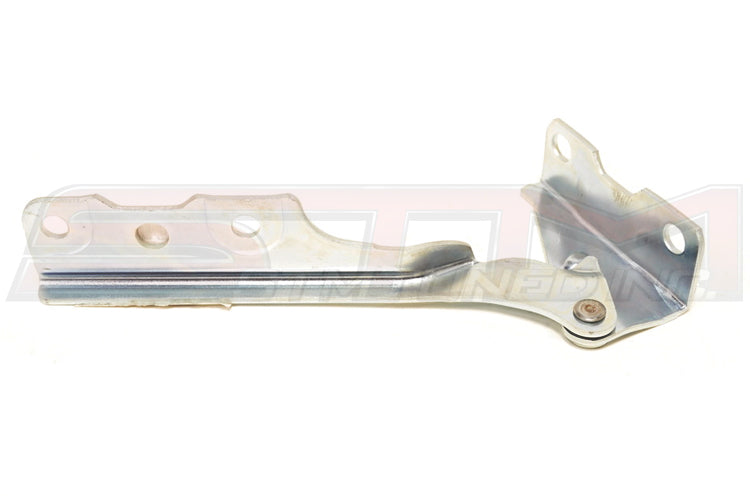 OEM Mitsubishi LH Hood Hinge for Evo 7/8/9 Part Number MR487633 Image © STM Tuned Inc.