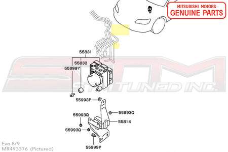 Mitsubishi Brake Modulator ABS Bolt - Evo 7/8/9