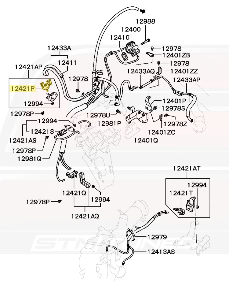 2005 Evo 8 Diagram