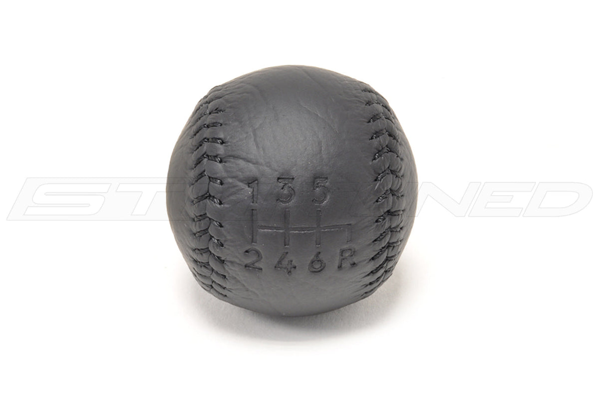 Mitsubishi OEM Leather Shift Knob for Evo MR 6-Speed M10x1.25 (MR580532XC)
