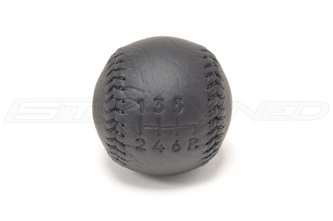 Mitsubishi OEM Leather Shift Knob for Evo MR 6-Speed M10x1.25 (MR580532XC)
