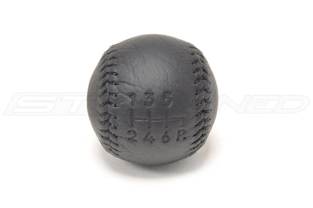 Mitsubishi OEM Leather Shift Knob for Evo MR 6-Speed M10x1.25 (MR580532XC)
