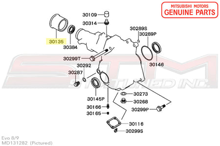 MR581223 Mitsubishi Transfer Case Dust Housing Seal - Evo 7-9
