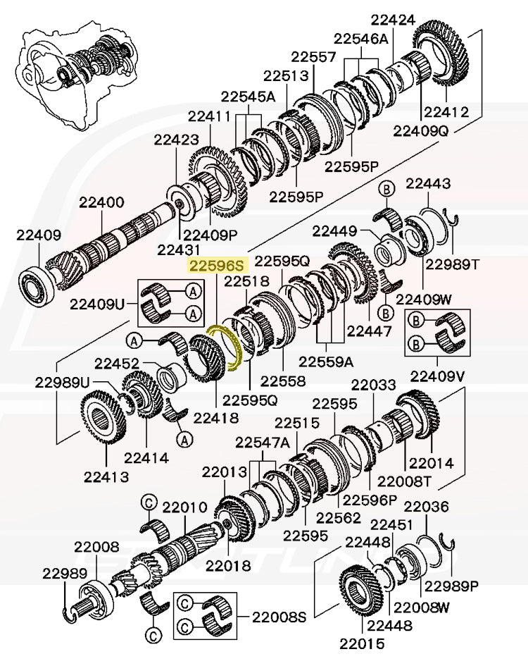 2005 Evo 8 GSR Diagram