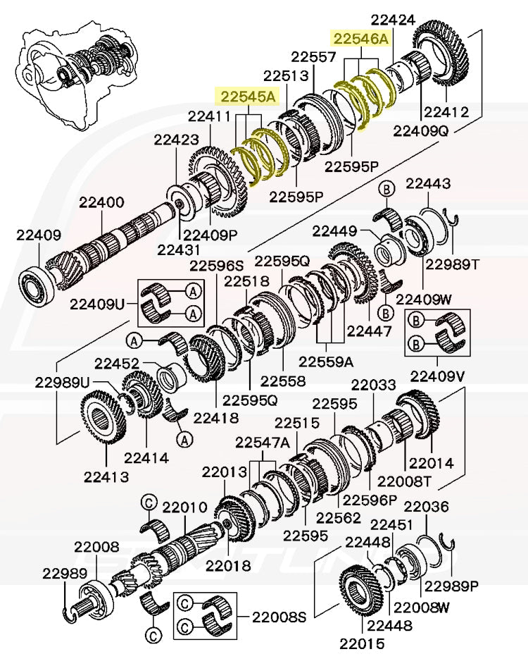 2005 Evo 8 GSR Diagram