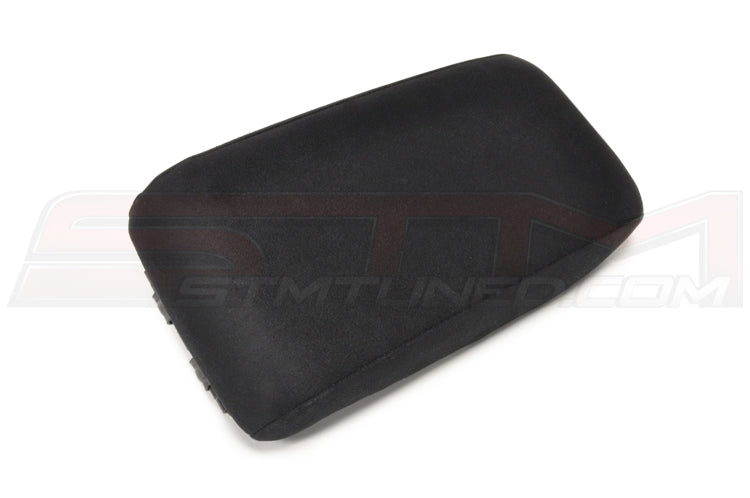 Mitsubishi OEM Suede Armrest for Evo 7/8/9 (MR633889)  Image © STM Tuned Inc