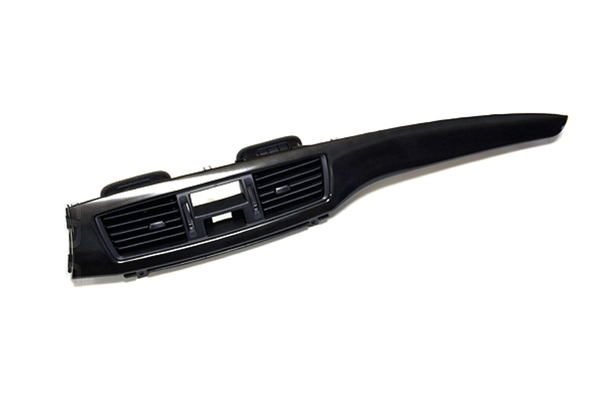 OEM Evo 9 Carbon Fiber Panel (Long Center HVAC / Clock MR654261)
