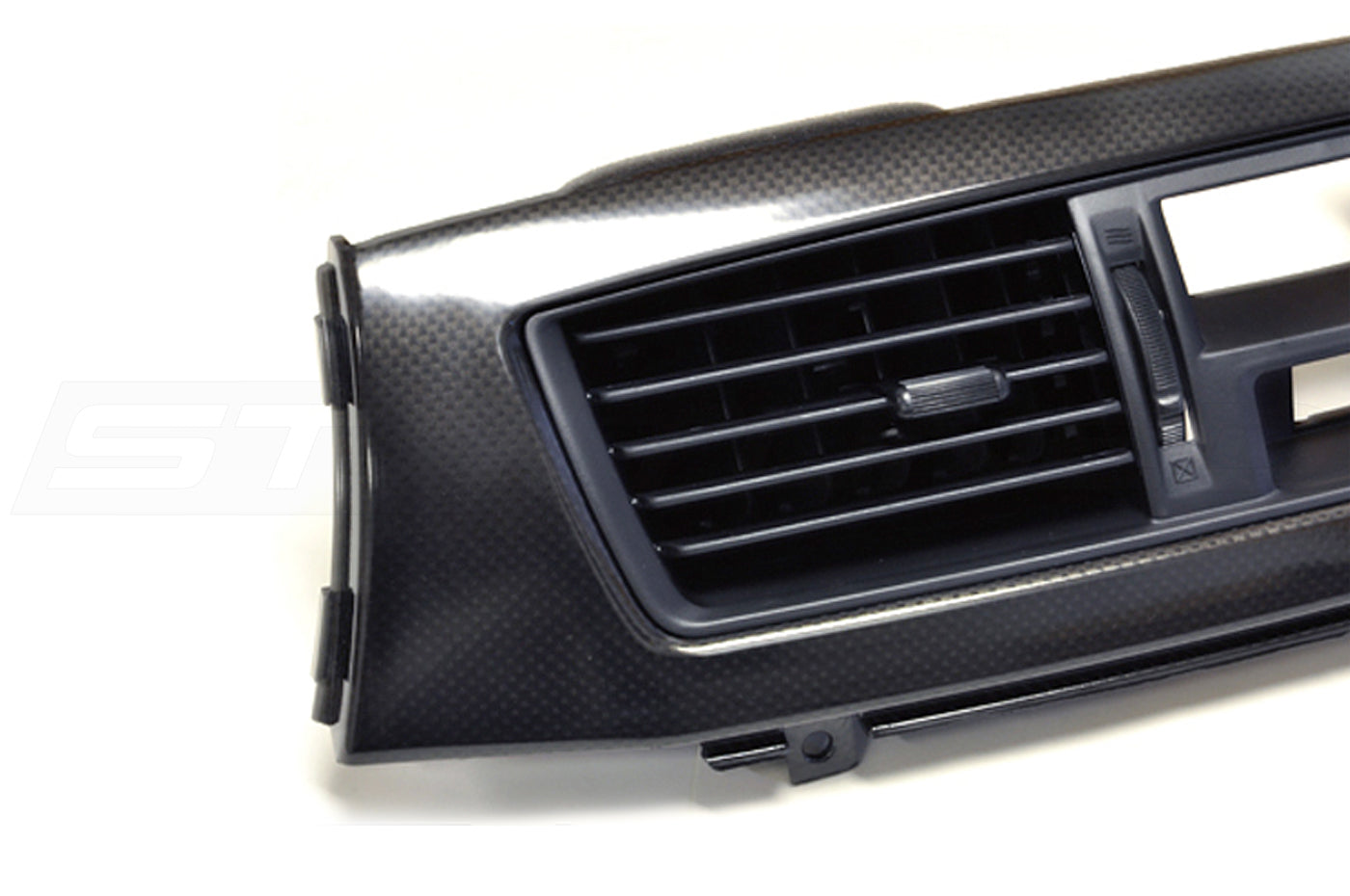 OEM Evo 9 Carbon Fiber Panel (Long Center HVAC / Clock MR654261)