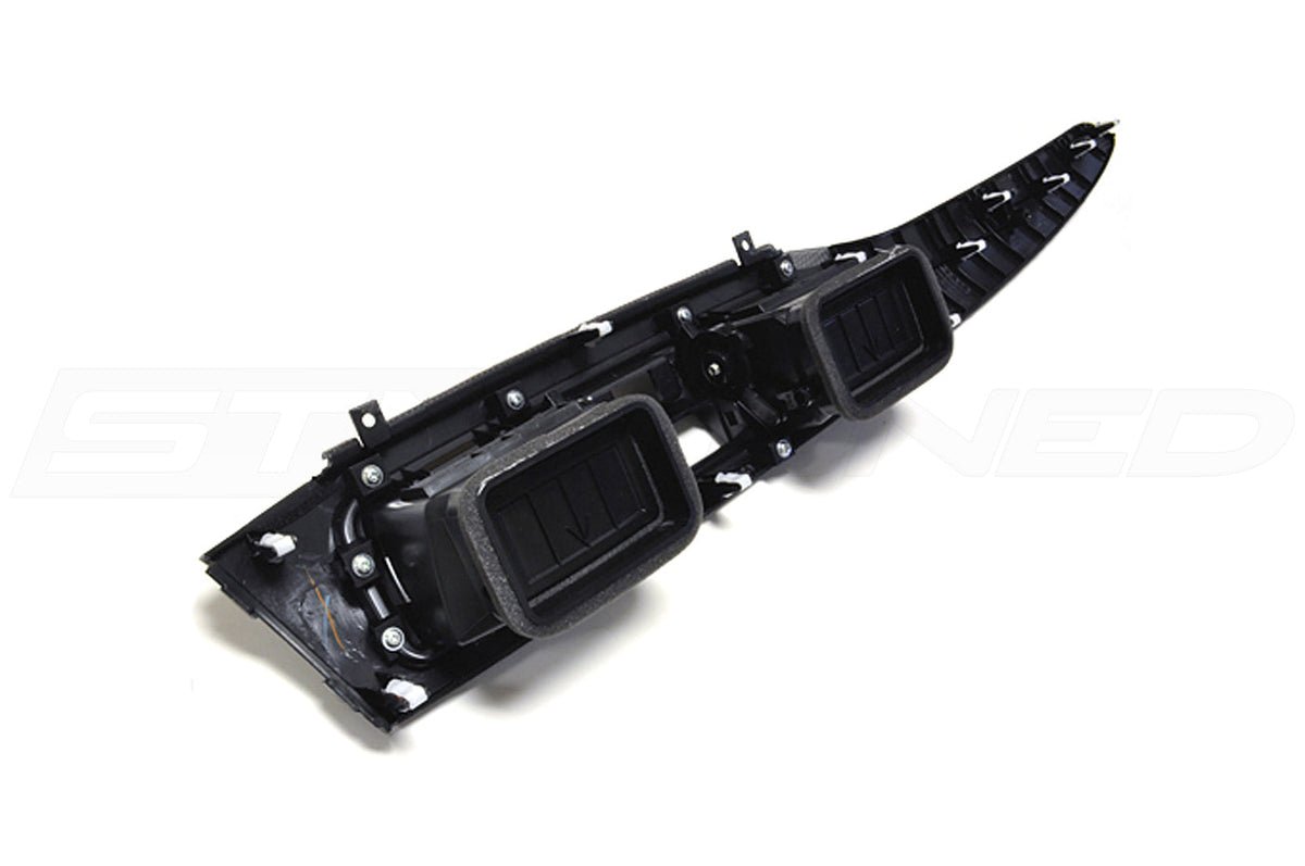 OEM Evo 9 Carbon Fiber Panel (Long Center HVAC / Clock MR654261)