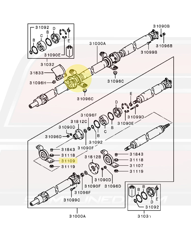 Evo 9 Driveshaft Diagram