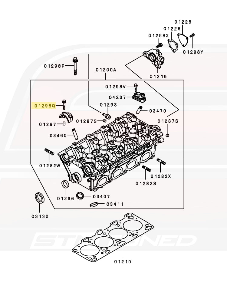 Evo 8 Cylinder Head