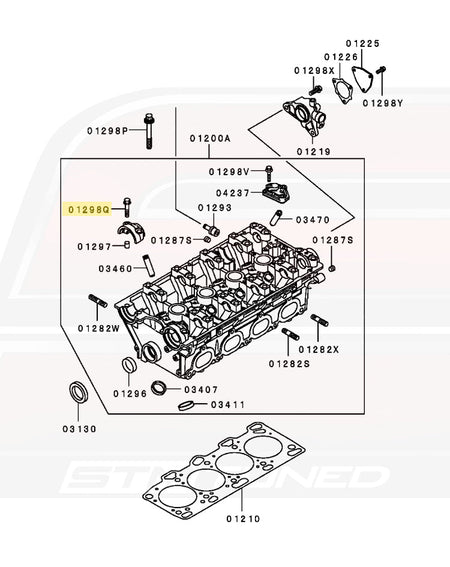 Evo 8 Cylinder Head