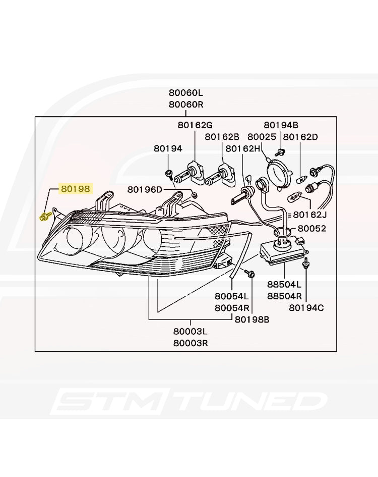 Evo 7/8/9 Headlights