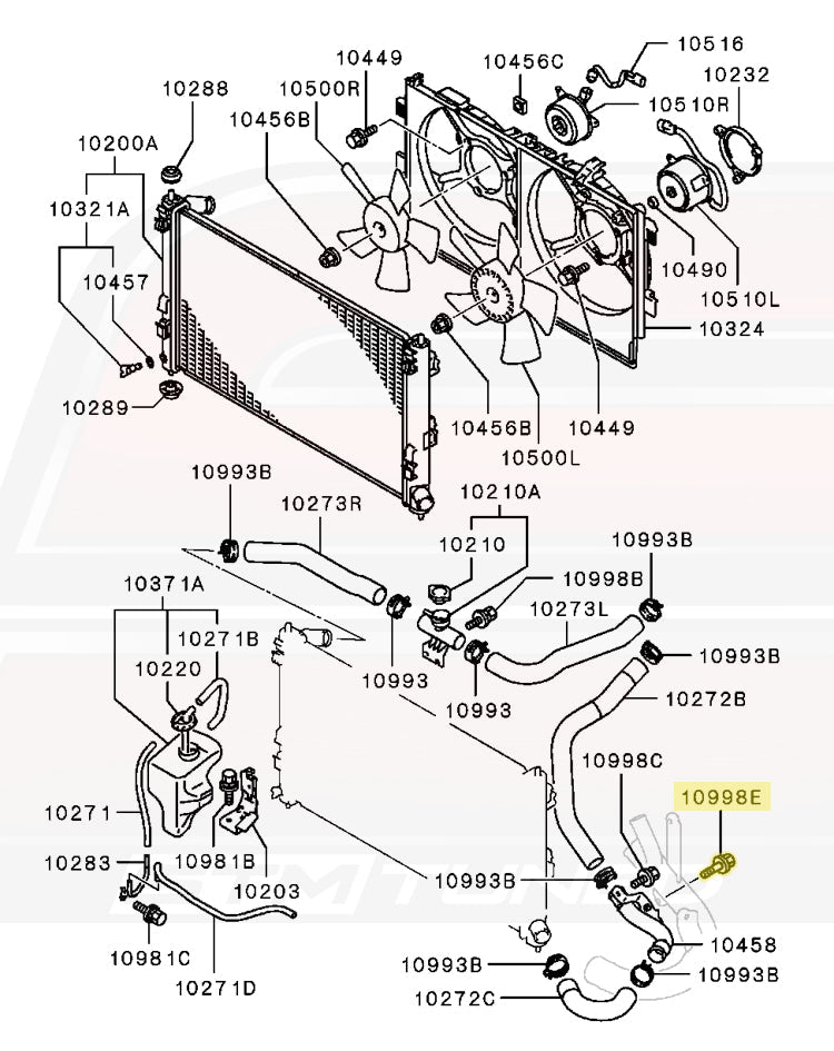 Evo X Radiator