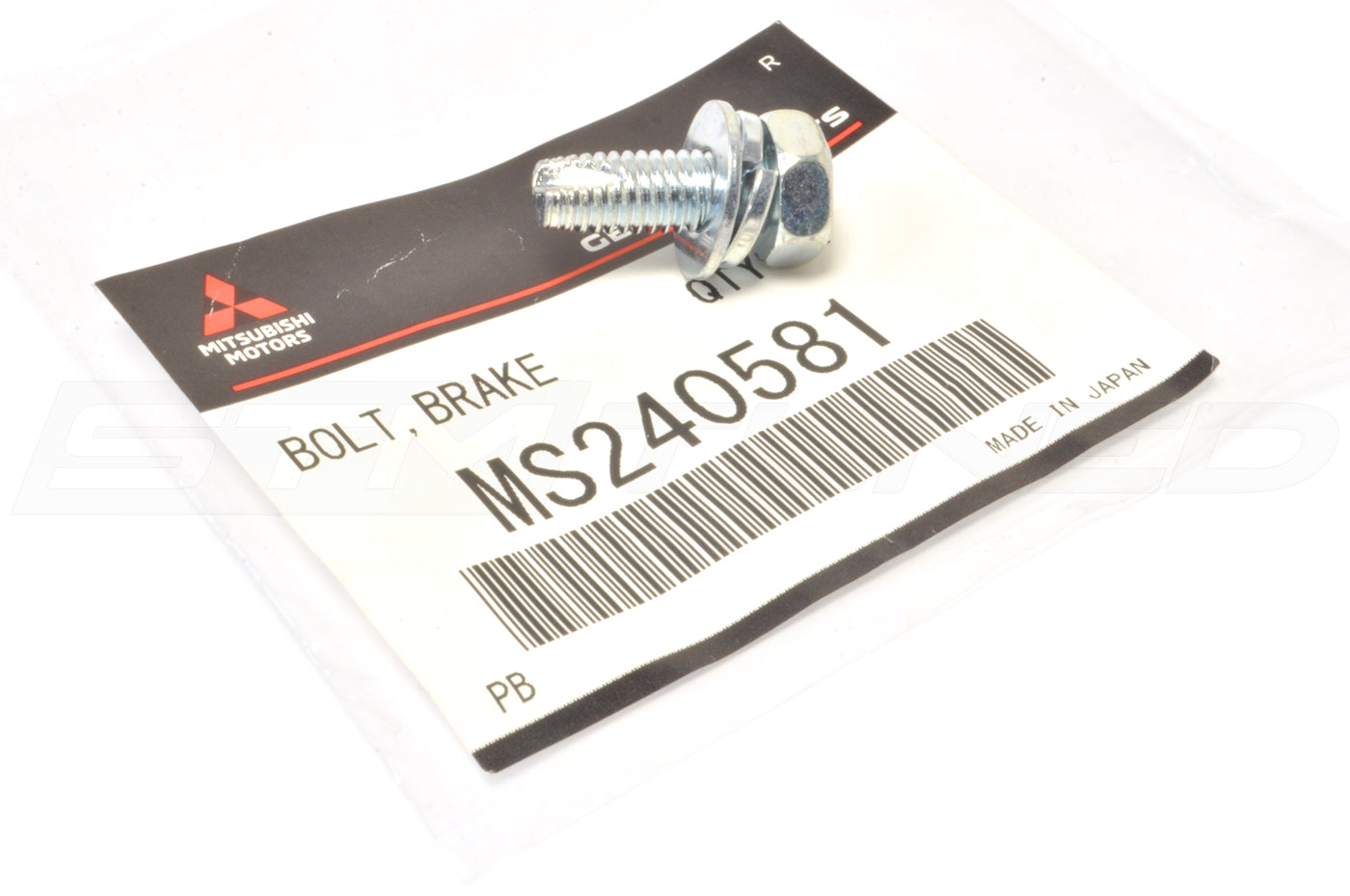 Mitsubishi OEM Front License Plate Bracket Bolt for Evo 8 (MS240581)