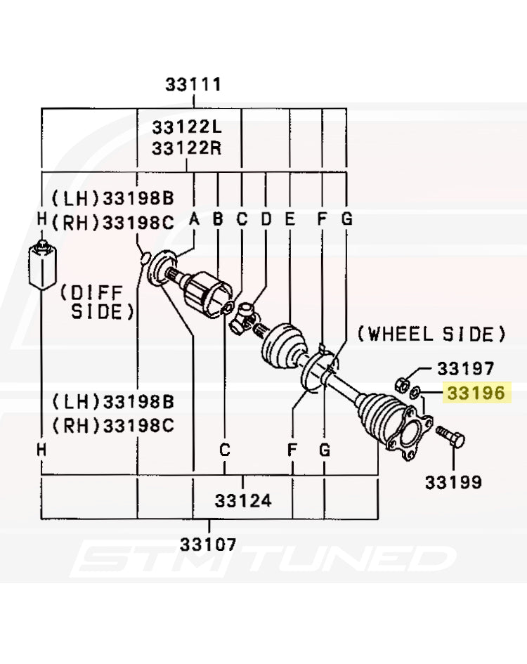 1G DSM Rear Axles