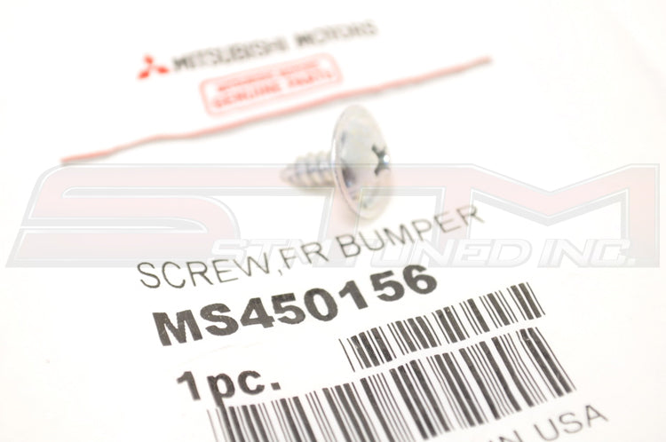 Mitsubishi OEM Front Bumper Screw for Evo 7/8/9/X MS450156 © STM Tuned Inc