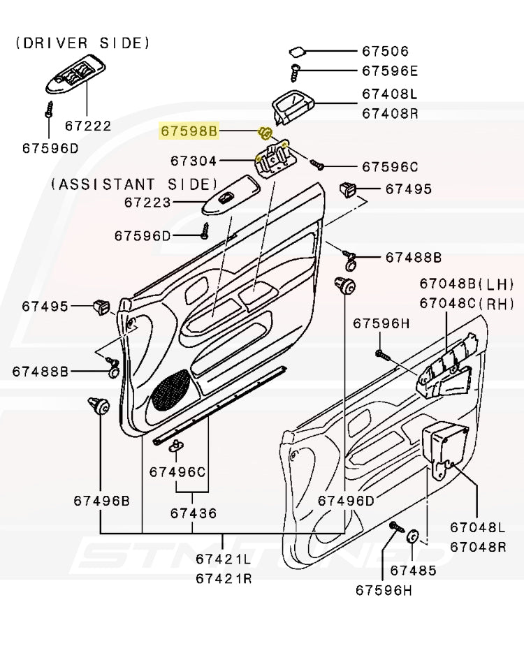 2005 USDM Evo 8 SSL Front Door