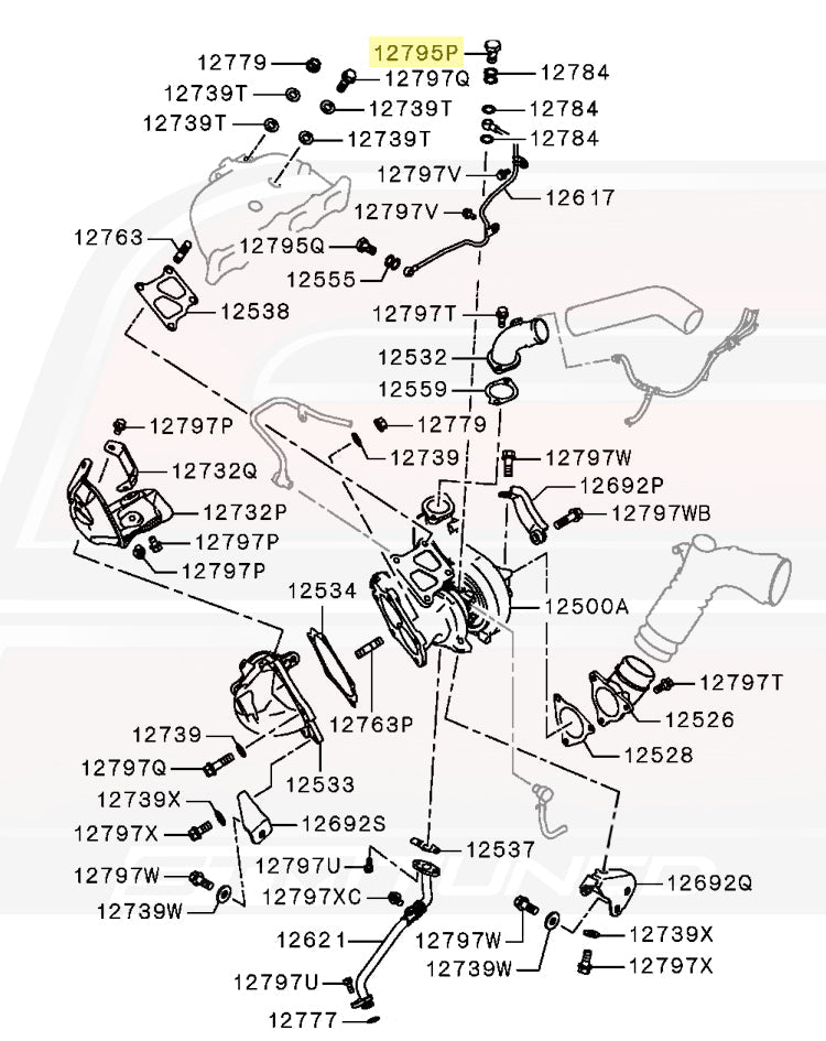 Evo X Turbo Diagram