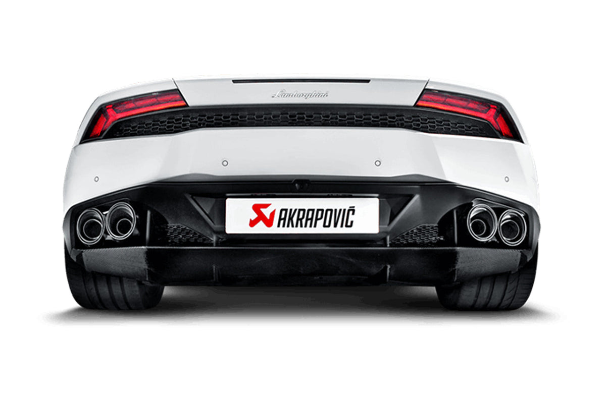 Akrapovic Slip-On Titanium Exhaust for Lamborghini Huracan (MTP-LA/TI/2)