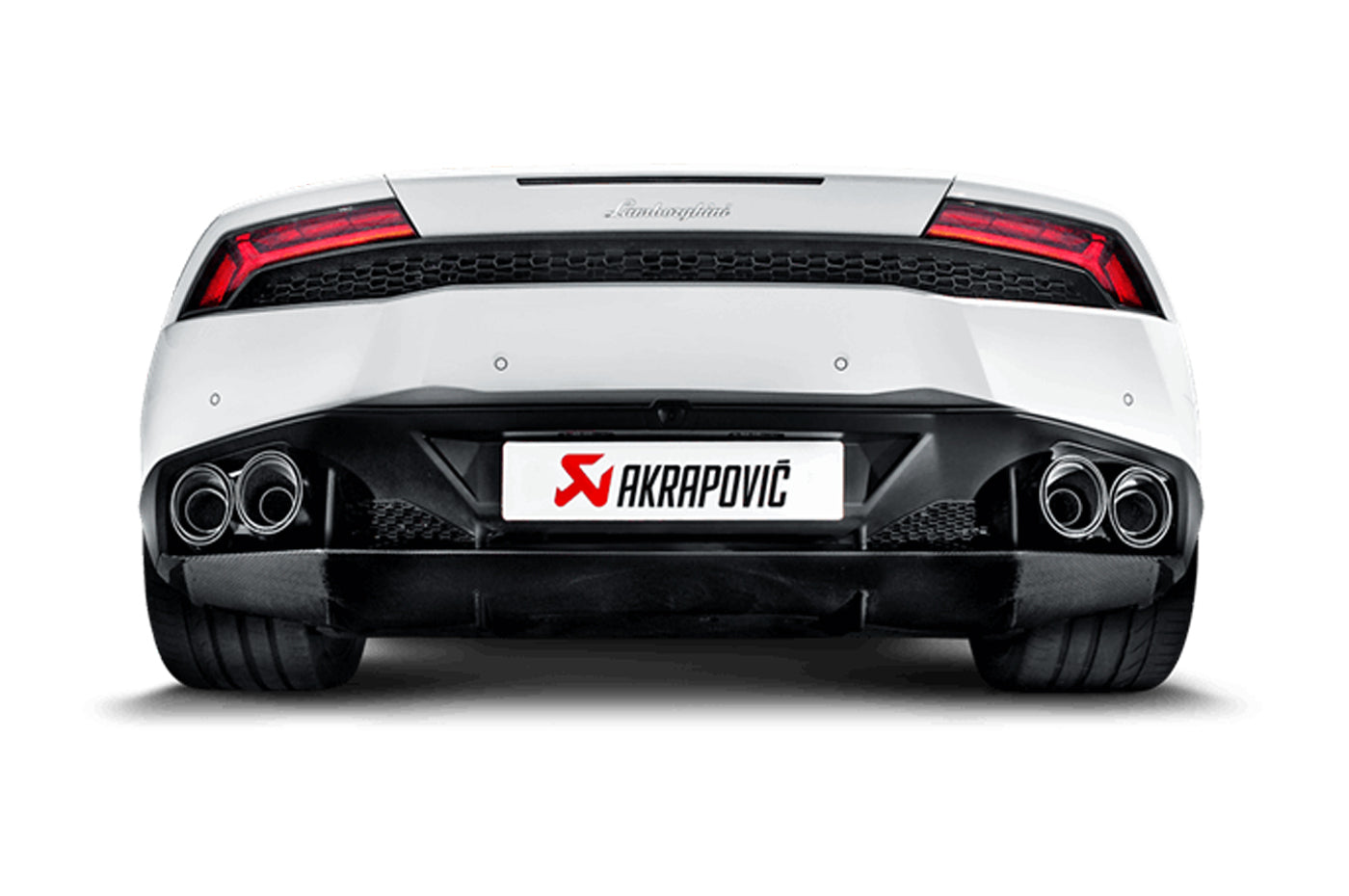 Akrapovic Slip-On Titanium Exhaust for Lamborghini Huracan (MTP-LA/TI/2)