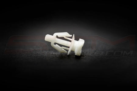 Mitsubishi OEM Door Weatherstrip Clip for Evo 7/8/9 (MU000614)  Image © STM Tuned Inc