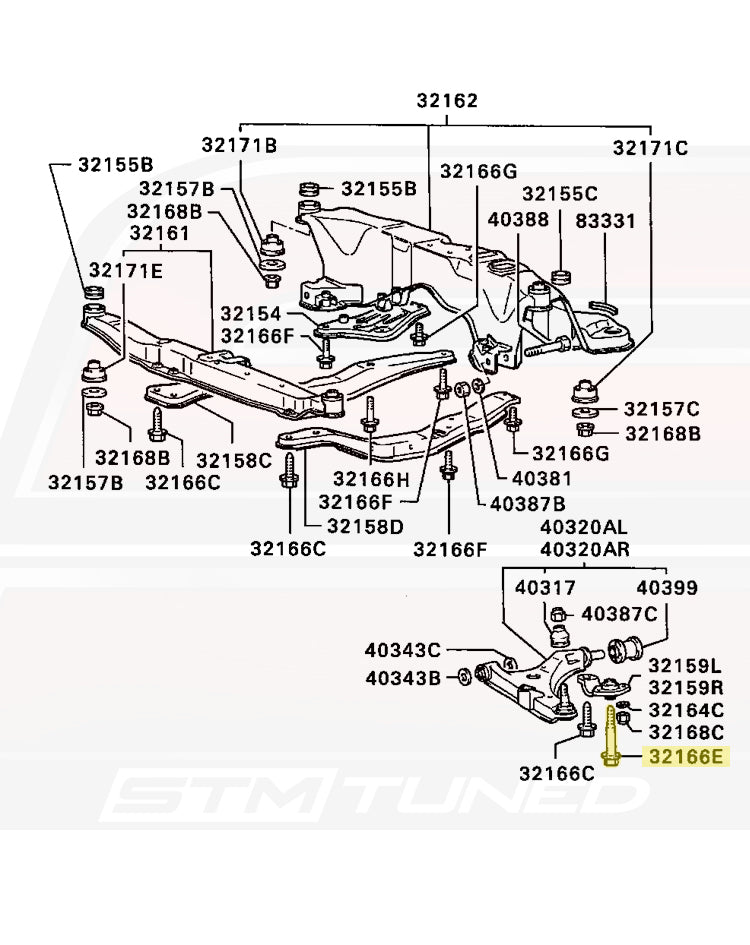 1G DSM AWD Diagram