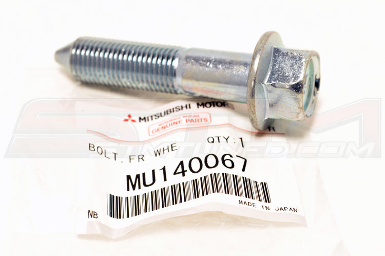 Mitsubishi OEM Front Wheel Hub Bolt for Evo 7/8/9/X (MU140067)  Image © STM Tuned Inc